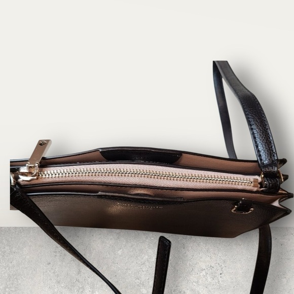 Kate Spade Eva Purse Black Leather WKRU6010 Crossbody Bag - Picture 10 of 16